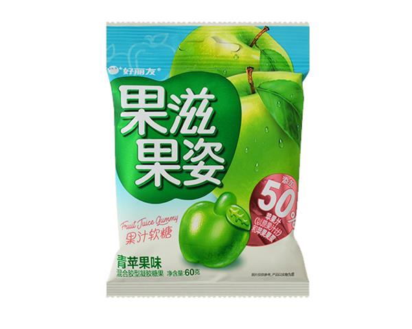 【好丽友】青苹果味果滋果姿软糖60g